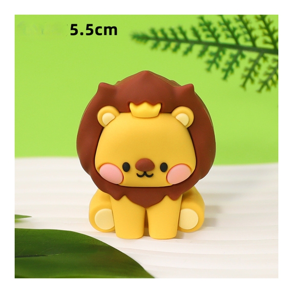 Khuôn Silicon Động Vật Con Sư Tử 2 Mảnh 5.5cm