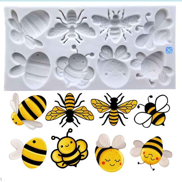Khuôn Silicon - Côn Trùng - Bé Ong 6c