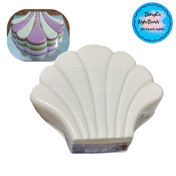 Khuôn Cơm Nhựa - Xôi - Thạch 18-21cm - CN04 - Vỏ Sò