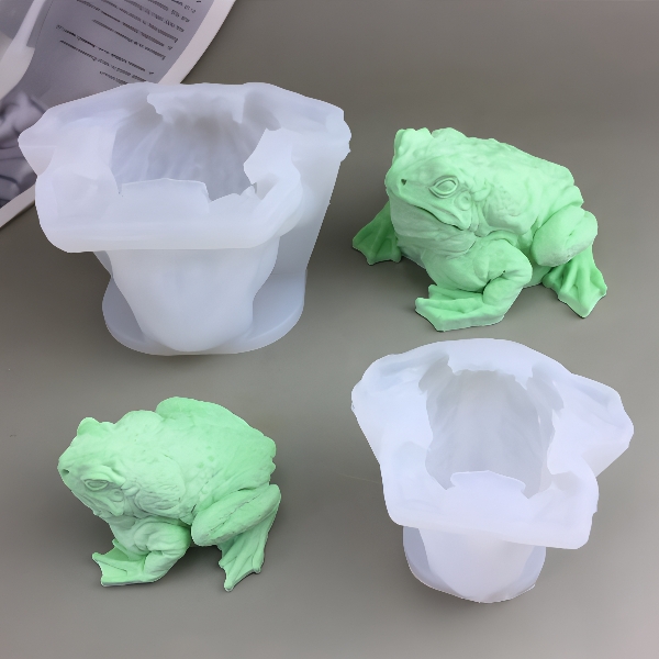 Khuôn Silicon - Động Vật - Ếch Ngồi 10cm