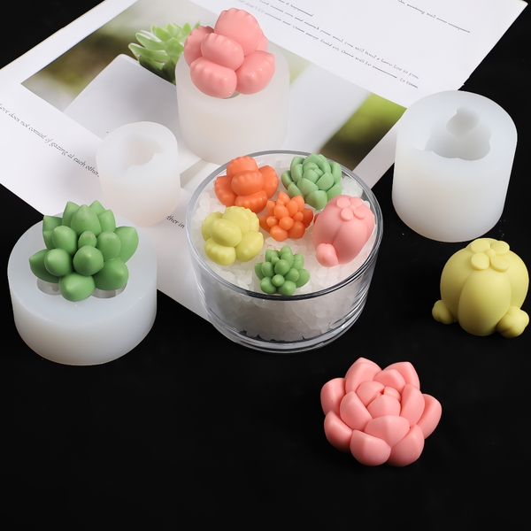 Khuôn Silicon - Sen Đá Tia Tầng Mộng Nước 2.9cm