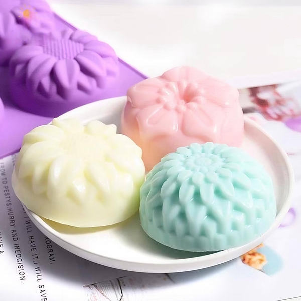 Khuôn Silicon - Đế - Hoa Cúc Hướng Dương Vĩ 6c