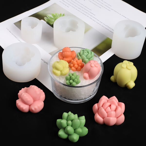 Khuôn Silicon - Sen Đá Tia Mộng Nước 2.5cm