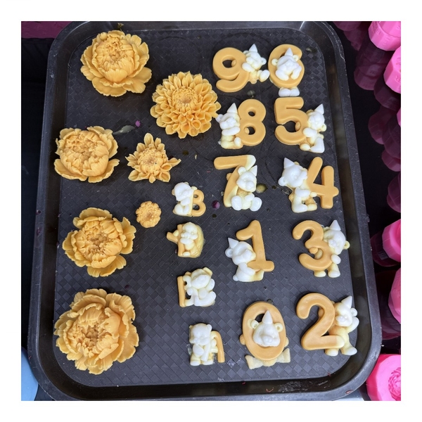 Khuôn Silicon - Số Gấu Số 6 (0-9)