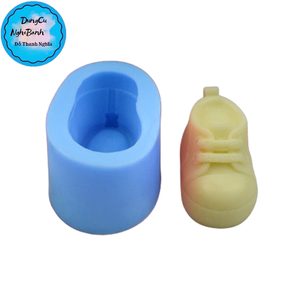Khuôn Silicon - Em Bé Giày - Đan 2 dây 1c
