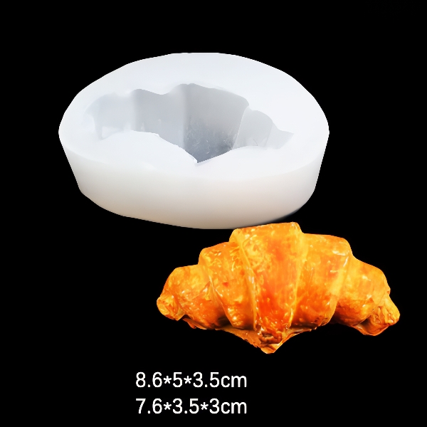 Khuôn Silicon - Bánh Mì Sừng Trâu 7.5cm