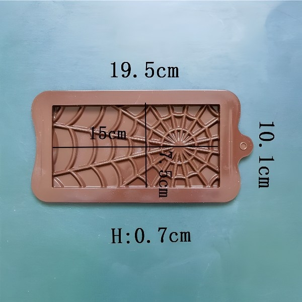 Khuôn Silicon - Viền VN - 17x8cm - VN21 - Mạng Nhện