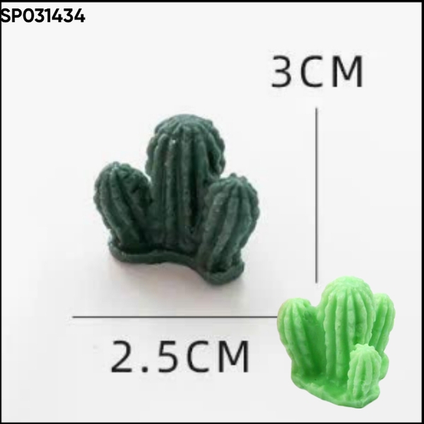 Khuôn Silicon - Sen Đá KHÍA - Chùm 4 Quanh