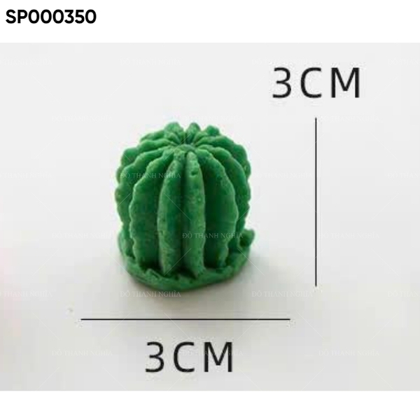 Khuôn Silicon - Sen Đá KHÍA - 3.3x3cm - Quanh