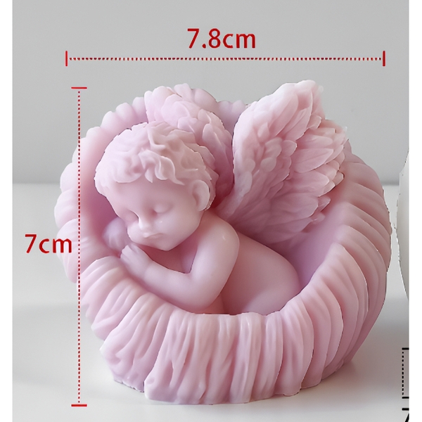 Khuôn Silicon - Em Bé Cánh Thiên Thần F176