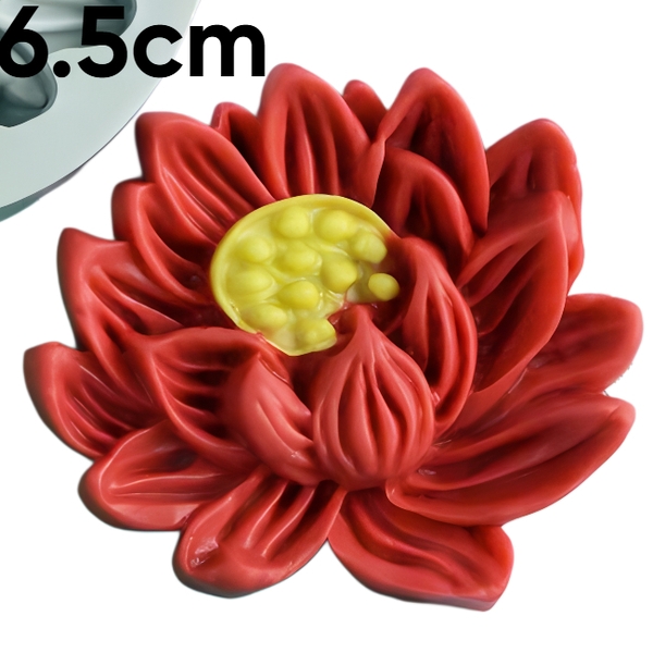 Khuôn Silicon - Mặt Ép Hoa Sen - 6cm
