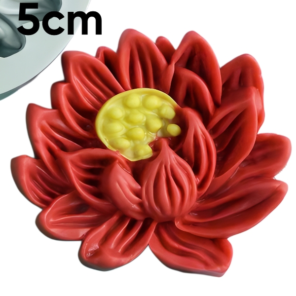 Khuôn Silicon - Mặt Ép Hoa Sen - 6cm