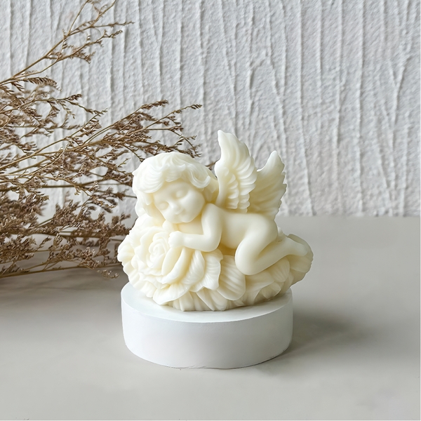 Khuôn Silicon - Em Bé Hoa Hồng Cánh Thiên Thần F177
