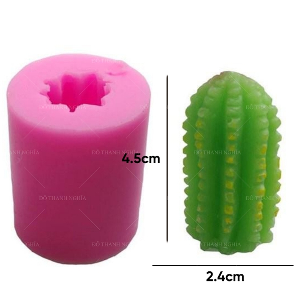 Khuôn Silicon - Sen Đá KHÍA - 2.5x5cm - Quanh