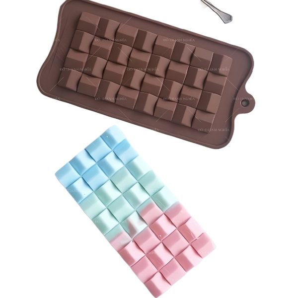 Khuôn Silicon - Viền VN - 17x8cm - VN12 - Vuông Nhọn