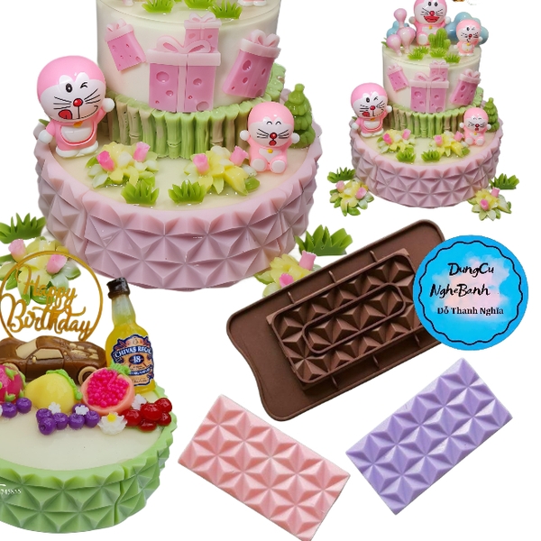 Khuôn Silicon - Viền VN - 17x8cm - VN03