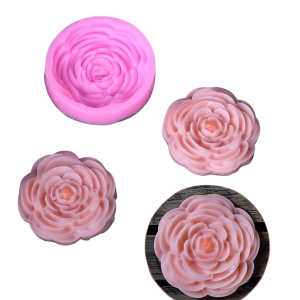Khuôn Silicon - Hoa Cúc Dẹp Mai - 4.9cm