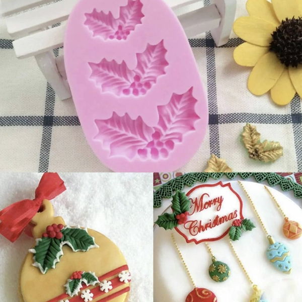 Khuôn Silicon - Lá Trạng Nguyên - 2.3-4.7cm - 3c - 2 Lá