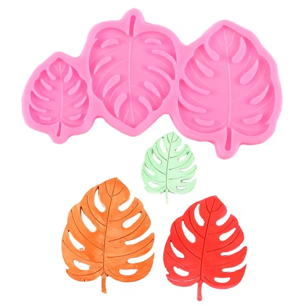 Khuôn Silicon - Lá Sake - Rừng - SLA - 5-7-8cm - Vĩ 3c