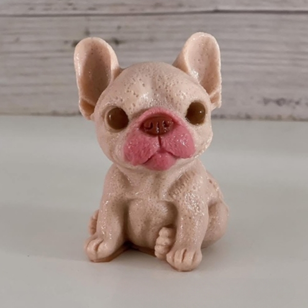 Khuôn Silicon - Động Vật - Chó Con Ngồi Cao 13cm