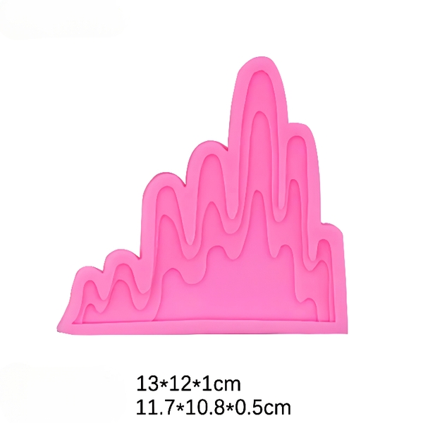 Khuôn Silicon - Ngọn Núi Set 4 Khuôn