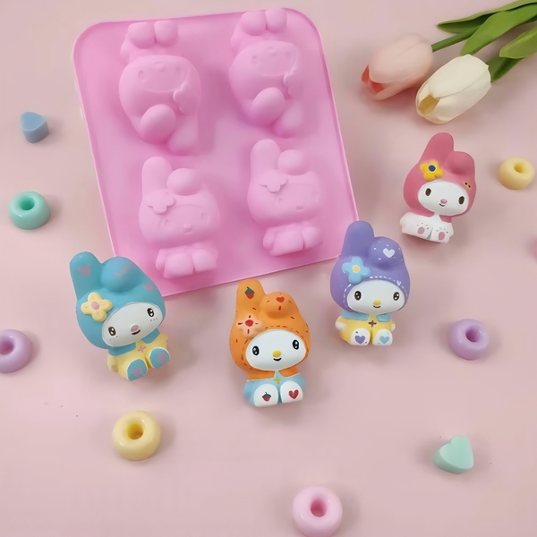 Khuôn Silicon - Vĩ Thỏ 4C My Melody