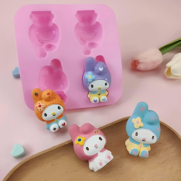 Khuôn Silicon - Vĩ Thỏ 4C My Melody