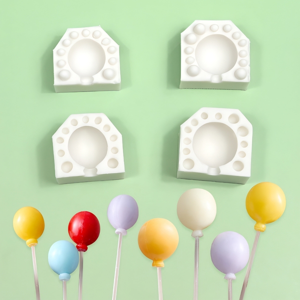 Khuôn Silicon Mochi Bi Tròn 2cm
