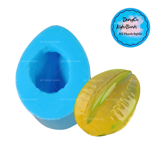 Khuôn Silicon - Trái Cây - Khế HP