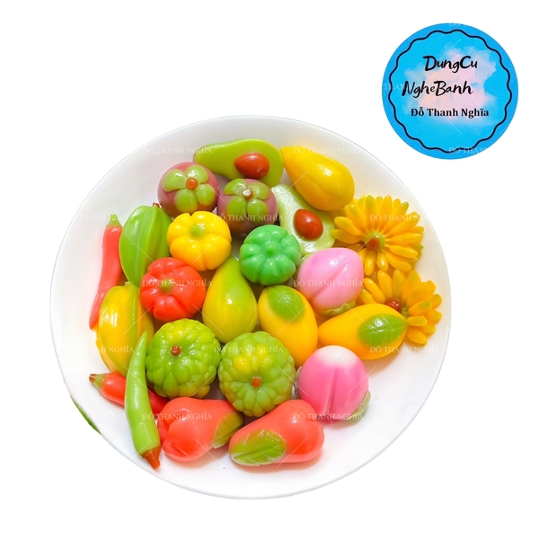 Khuôn Silicon - Trái Cây - Set 11 Khuôn Trái Cây Đủ Loại