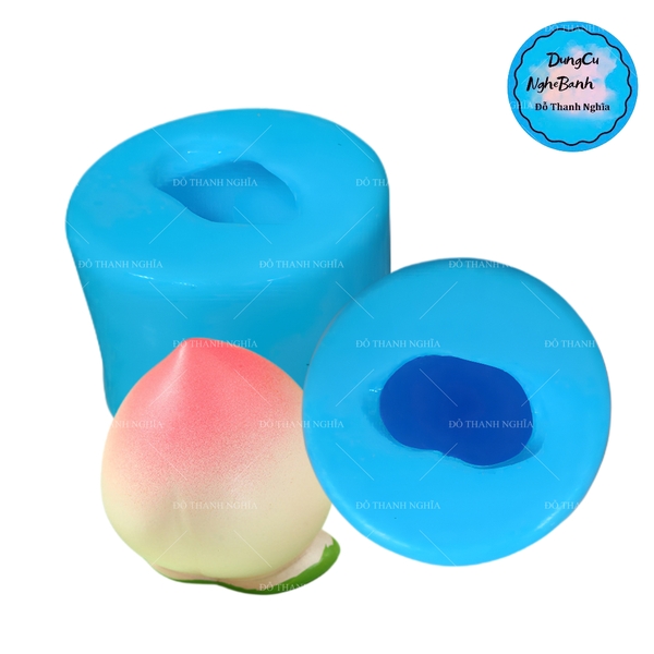 Khuôn Silicon - Trái Cây - Đào 3cm