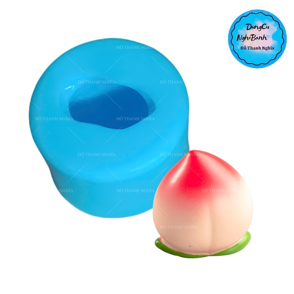 Khuôn Silicon - Trái Cây - Đào 3cm