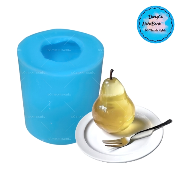 Khuôn Silicon - Trái Cây - Lê Mận