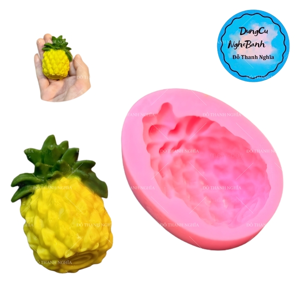 Khuôn Silicon - Trái Cây - Khóm 6cm