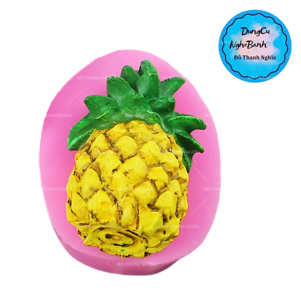 Khuôn Silicon - Trái Cây - Khóm 6cm