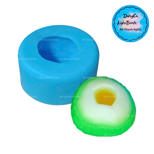 Khuôn Silicon - Trái Cây - Dừa 5cm