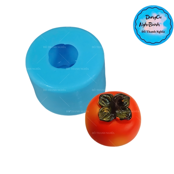 Khuôn Silicon - Trái Cây - Hồng 2.5cm