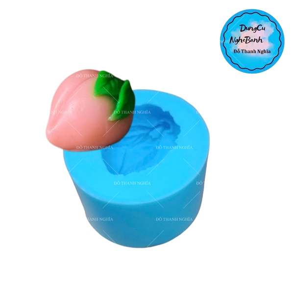 Khuôn Silicon - Trái Cây - Đào 4cm HP