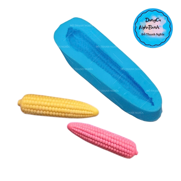 Khuôn Silicon - Trái Cây - Bắp Non Thái