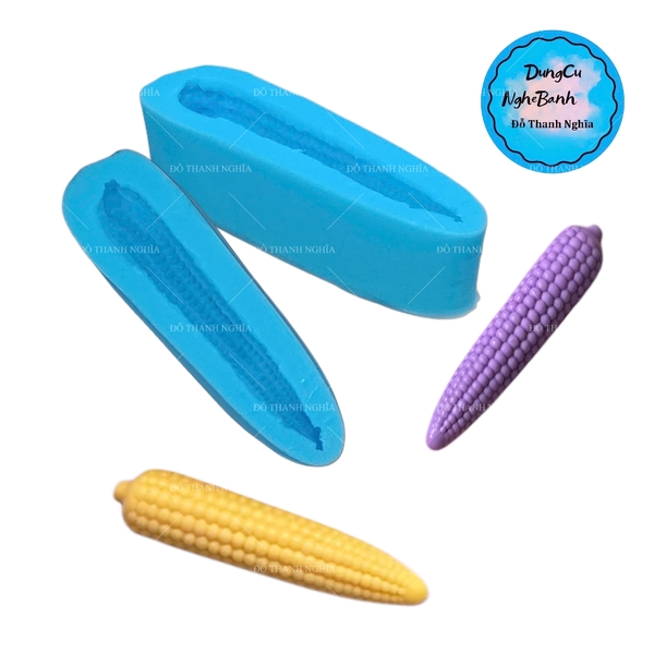 Khuôn Silicon - Trái Cây - Bắp Non Thái