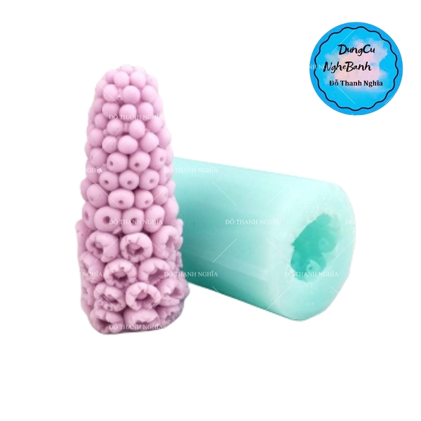 Khuôn Silicon - Trái Cây - Chùm Trái Việt Quất 5cm