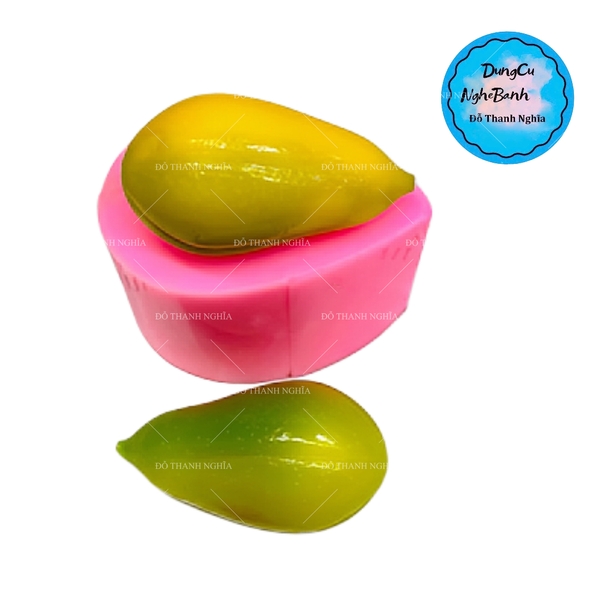 Khuôn Silicon - Trái Cây - Đu Đủ HP - Trái Đu Đủ HP