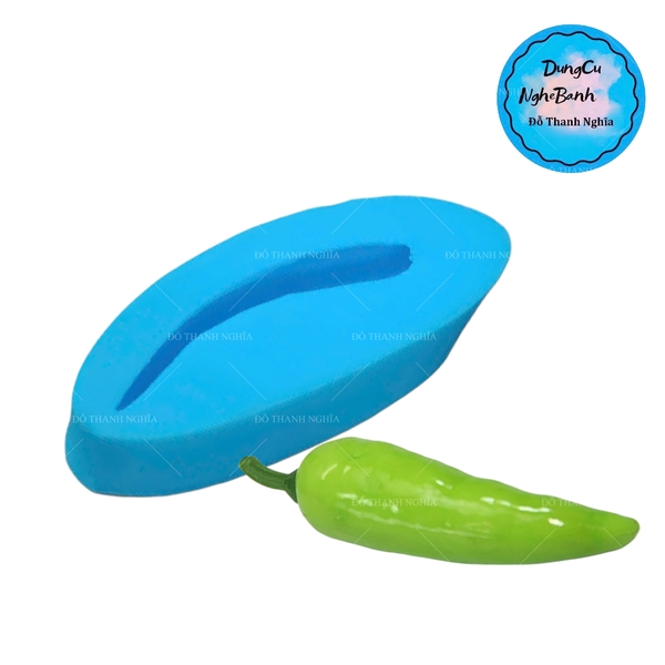 Khuôn Silicon - Trái Cây - Ớt - Ớt Dài Hp