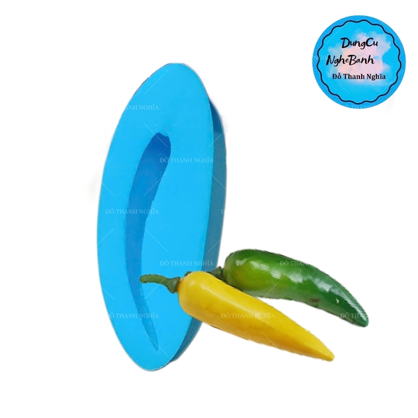 Khuôn Silicon - Trái Cây - Ớt - Ớt Dài Hp