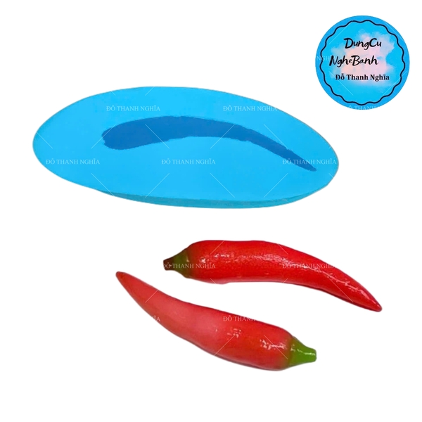 Khuôn Silicon - Trái Cây - Ớt - Ớt Dài Hp