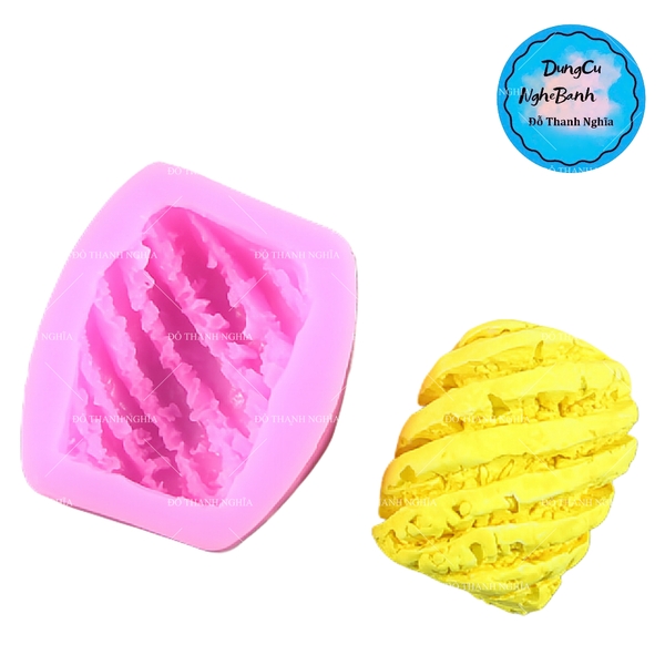 Khuôn Silicon - Trái Cây - Khóm 5.2cm - Múi
