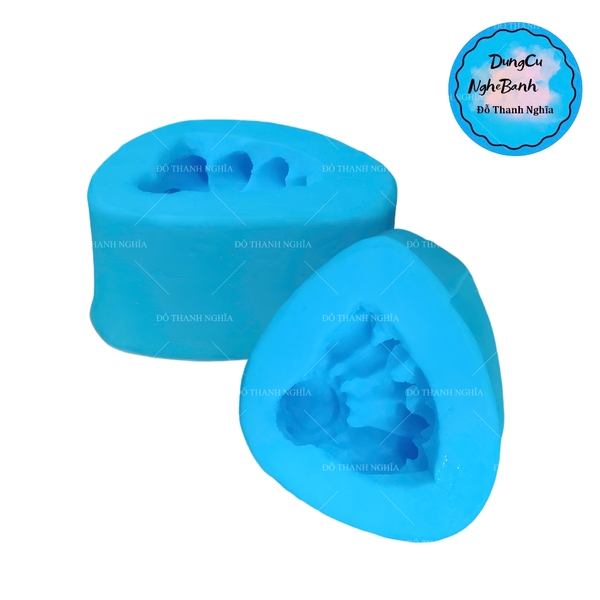 Khuôn Silicon - Trái Cây - Chuối Nải 5.8cm