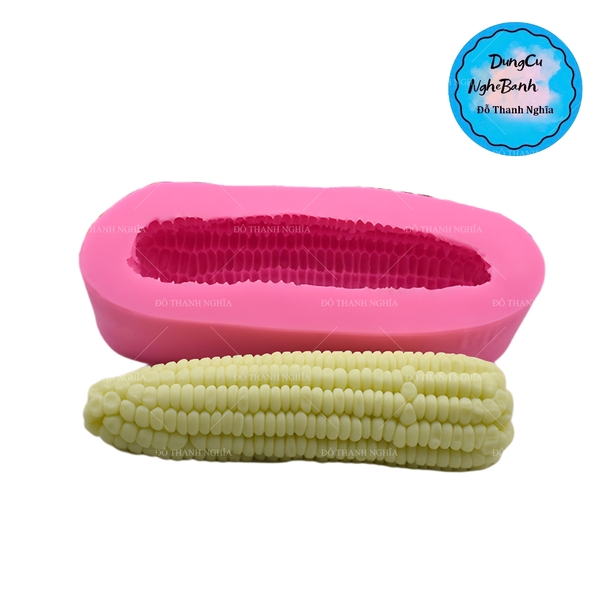 Khuôn Silicon - Trái Cây - Bắp 18cm - 1c Lớn