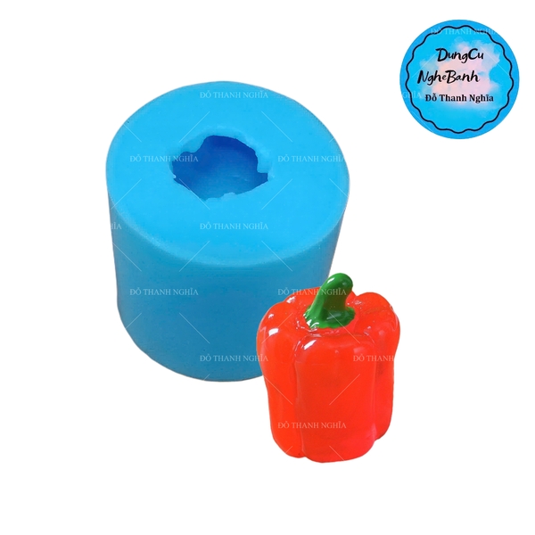 Khuôn Silicon - Trái Cây - Ớt - Ớt Chuông HP