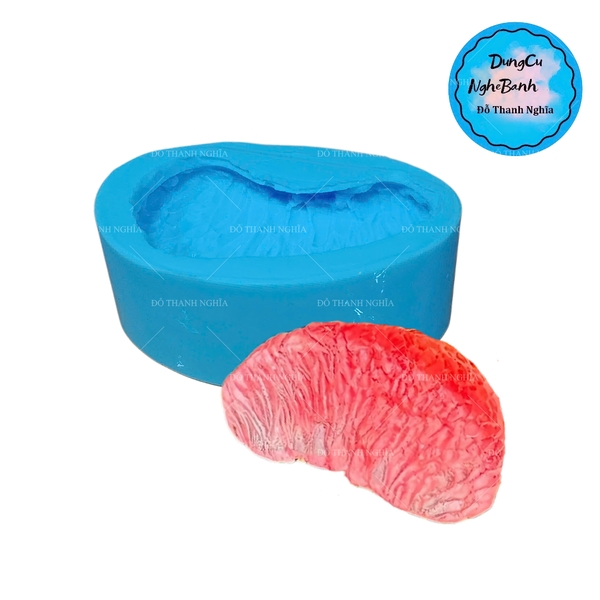 Khuôn Silicon - Trái Cây - Múi Bưởi To 9.5x6cm